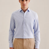 Chemise ajustée - Bleu ciel - SEIDENSTICKER