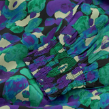 Robe portefeuille longue imprimée Natalia - Green Cat Deluxe - FABIENNE CHAPOT