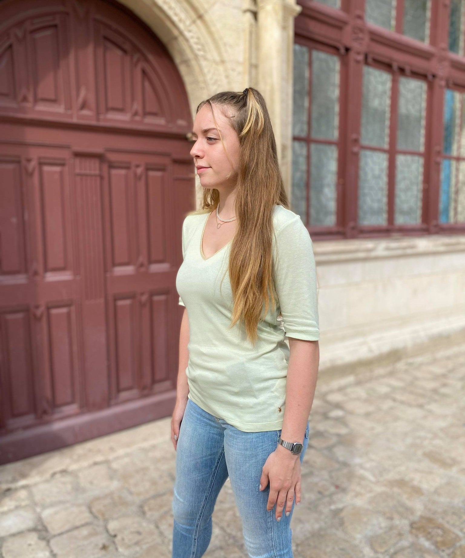 Tee shirt FILIPA - Amande - Des petits hauts