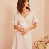 Robe tiam - ecru - DES PETITS HAUTS