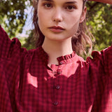Robe SELILO - carreaux bisous - Des petits hauts