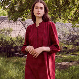 Robe SELILO - carreaux bisous - Des petits hauts