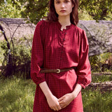 Robe SELILO - carreaux bisous - Des petits hauts