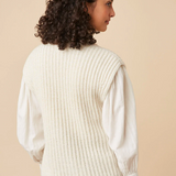 Pull Bulon - creme - Des petits hauts