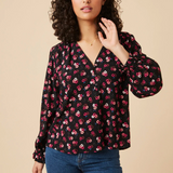 Blouse Elona - noire - Des petits hauts