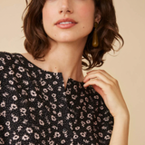 Blouse Anna - noire - Des petits hauts