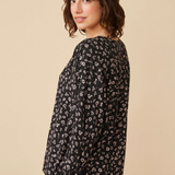 Blouse Anna - noire - Des petits hauts