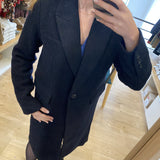 Manteau long Emilio - Bleu nuit - SUNCOO