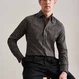 Chemise d'affaire Slim - Vert imprimé - SEIDENSTICKER