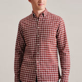 Chemise Casual regular - Orange - SEIDENSTICKER