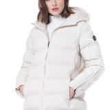 Doudoune à capuche - Blanc - US POLO FEMME