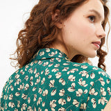 Robe imprimé floral - Vert menthe - I.Code