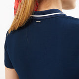 Top avec col polo - Marine - I.Code