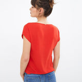 Top flamme festonné - Flamme - I.Code