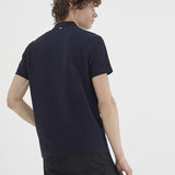 Polo à col zippé - marine - IKKS