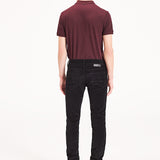 Pantalon slim en velours milleraies - Noir - IKKS MEN