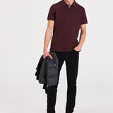 Pantalon slim en velours milleraies - Noir - IKKS MEN