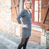 Robe zippée - Gris chiné - I.Code