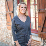 Robe zippée - Gris chiné - I.Code