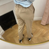 Pantalon croisé slim Objlisa - Humus - OBJECT