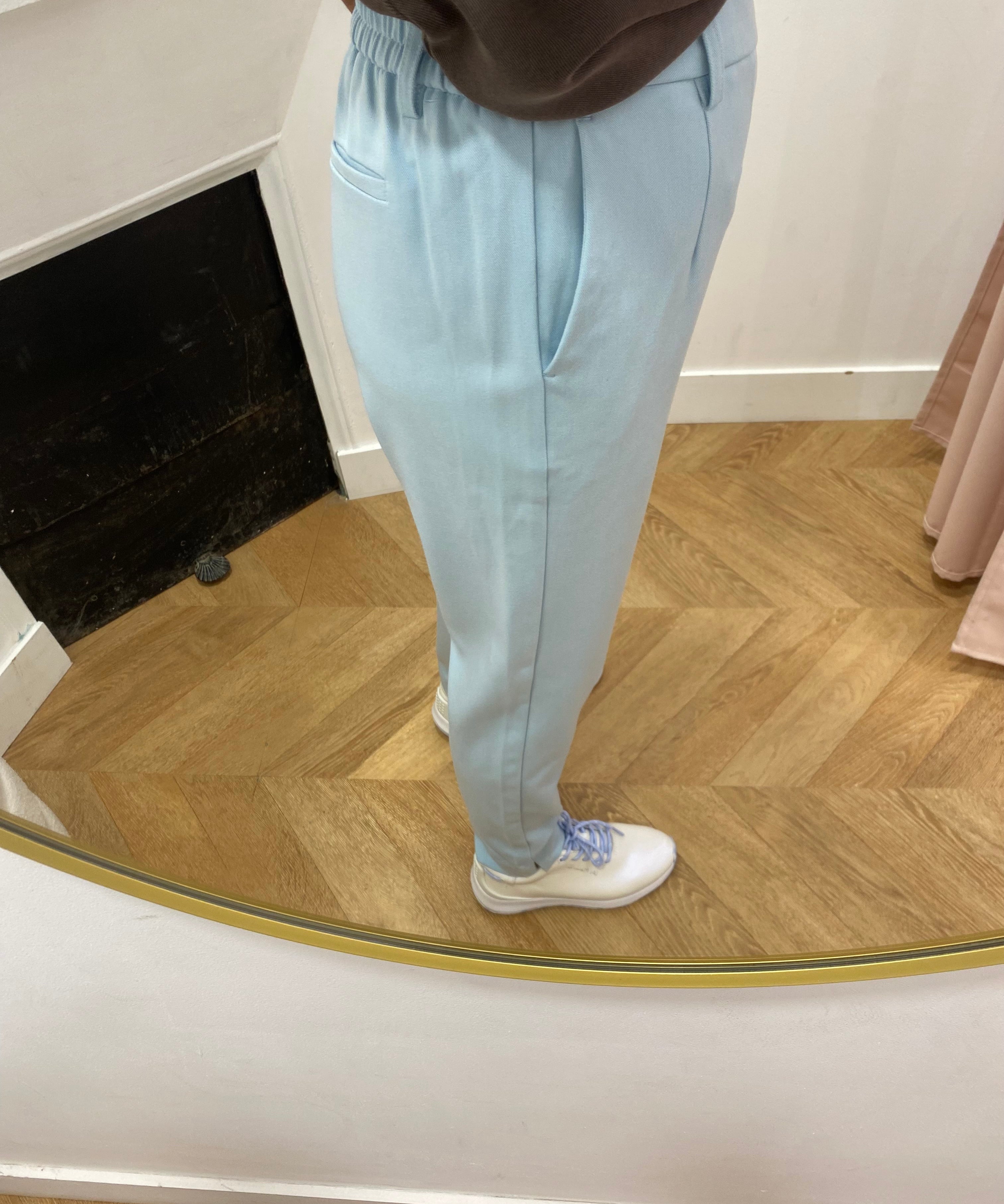 Pantalon croisé slim Objlisa - Winter Sky - OBJECT