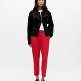 Pantalon slim croisé Objlisa - Poinsettia - OBJECT