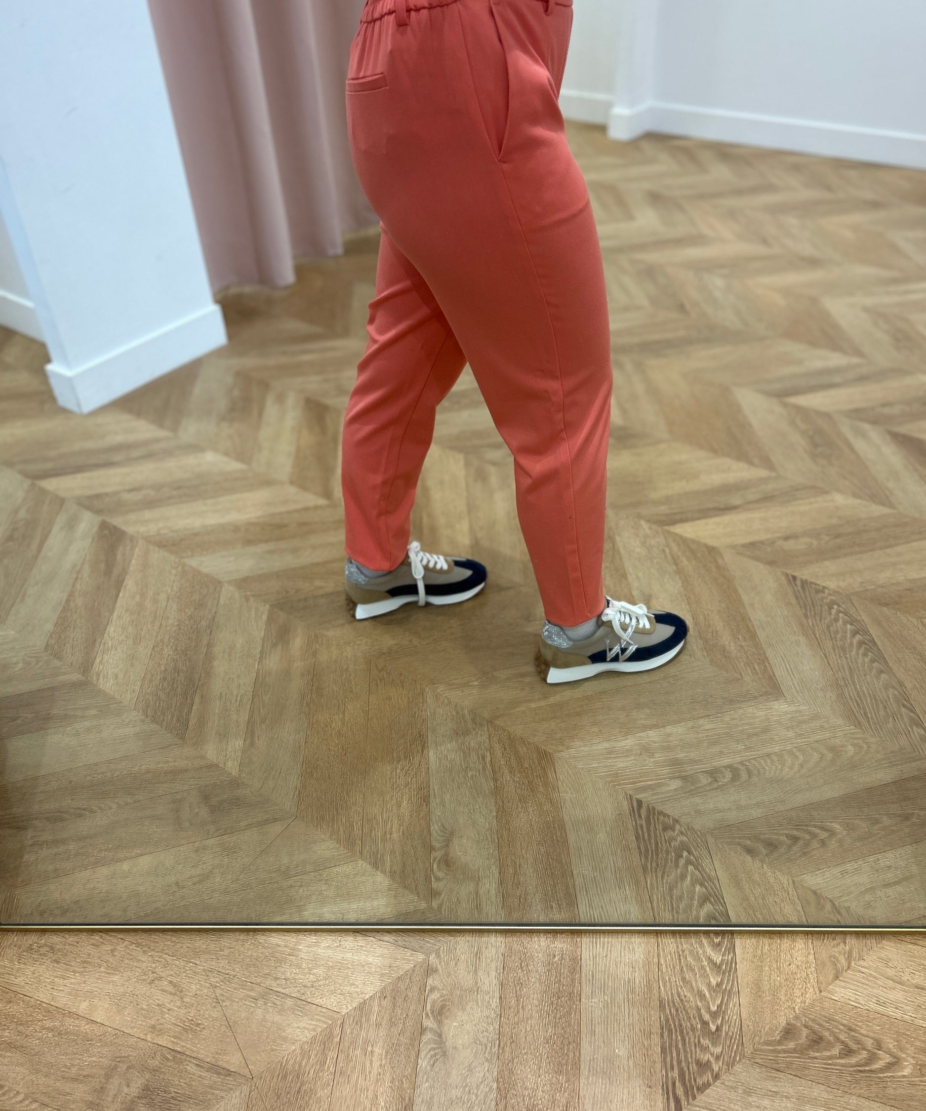 Pantalon tailleur slim Objlisa - Georgia peach - OBJECT