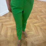 Pantalon tailleur slim Objlisa - Vibrant green - OBJECT