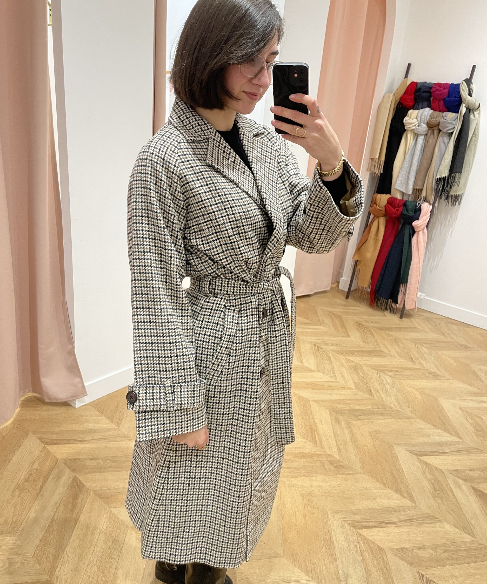 Manteau long Objkeily - Sepia - OBJECT