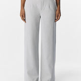 Pantalon large Objlisa - Light Grey Melange - OBJECT