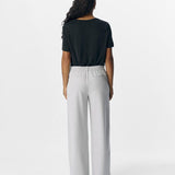 Pantalon large Objlisa - Light Grey Melange - OBJECT
