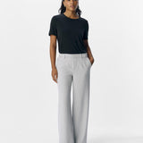 Pantalon large Objlisa - Light Grey Melange - OBJECT