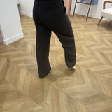 Pantalon large Objlisa - Gris moyen mélangé - OBJECT