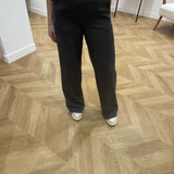 Pantalon large Objlisa - Gris moyen mélangé - OBJECT