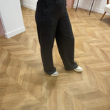 Pantalon large Objlisa - Gris moyen mélangé - OBJECT