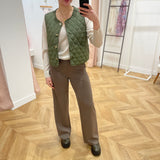 Pantalon large Objlisa - Brun - OBJECT