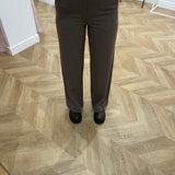 Pantalon large Objlisa - Brun - OBJECT
