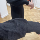 Robe en maille Objmalena - Noire - OBJECT