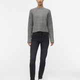 Cardigan court à nouer réversible Parvi - Gris - OBJECT