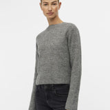 Cardigan court à nouer réversible Parvi - Gris - OBJECT