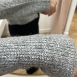 Cardigan court à nouer réversible Parvi - Gris - OBJECT