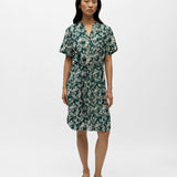 Robe chemise courte imprimée floral - Botanical Garden - OBJECT