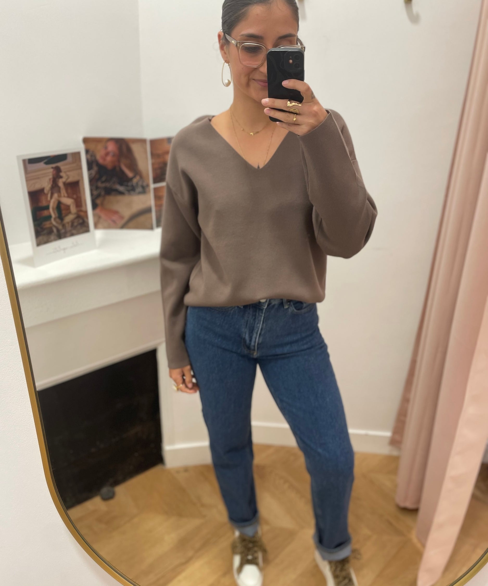 Pull en maille col V Objreynard - Morel - OBJECT