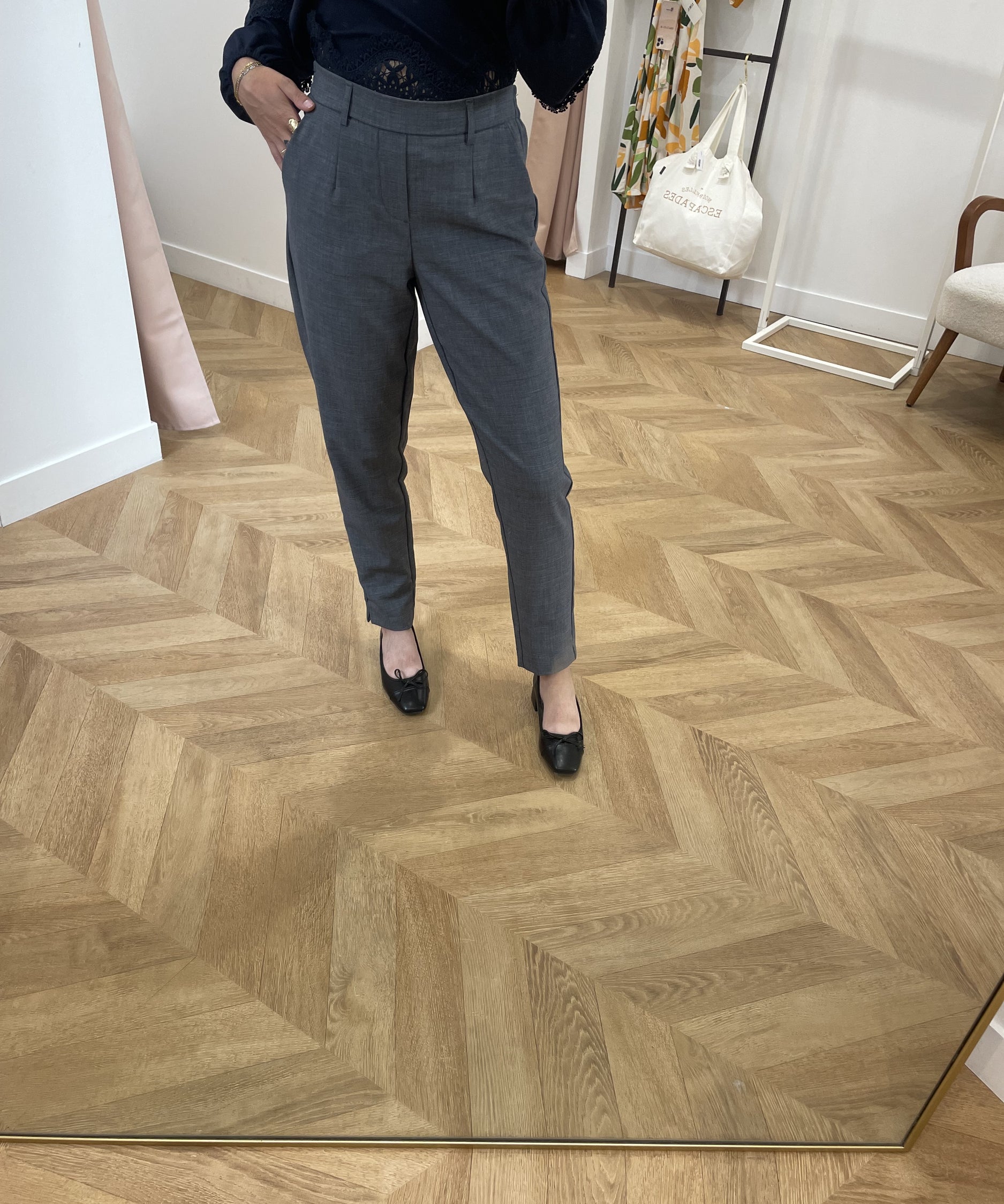 Pantalon tailleur Objlisa - Bering sea - OBJECT