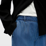 Pantalon ample en denim - Medium Blue Denim - OBJECT