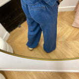 Pantalon ample en denim - Medium Blue Denim - OBJECT