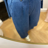 Pantalon ample en denim - Medium Blue Denim - OBJECT