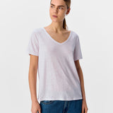 T-shirt ample col en V Objthea - White - OBJECT