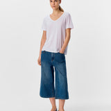 T-shirt ample col en V Objthea - White - OBJECT
