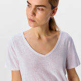 T-shirt ample col en V Objthea - White - OBJECT